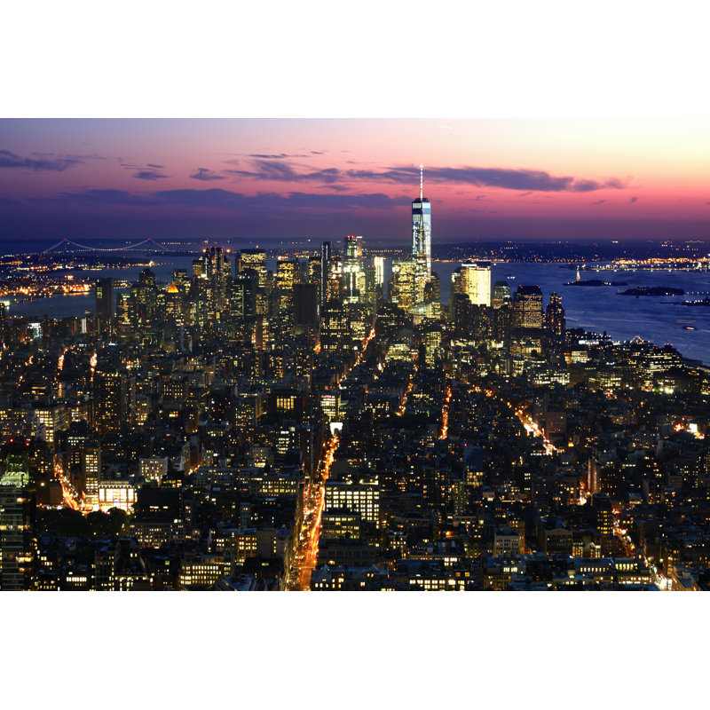 New York at Night VIII by James McLoughlin - Photograph, 61cm H x 91cm W, Wrapped Canvas