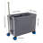 Floor Mop Sink, Multi-Functional Mop Sink With Wheels, Mop Sink With Retractable Handrail
