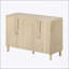 4-Door Buffet Cabinet with Spacious Storage, Unique Arc Handles, and Adjustable Shelves for Modern Interiors-115690605