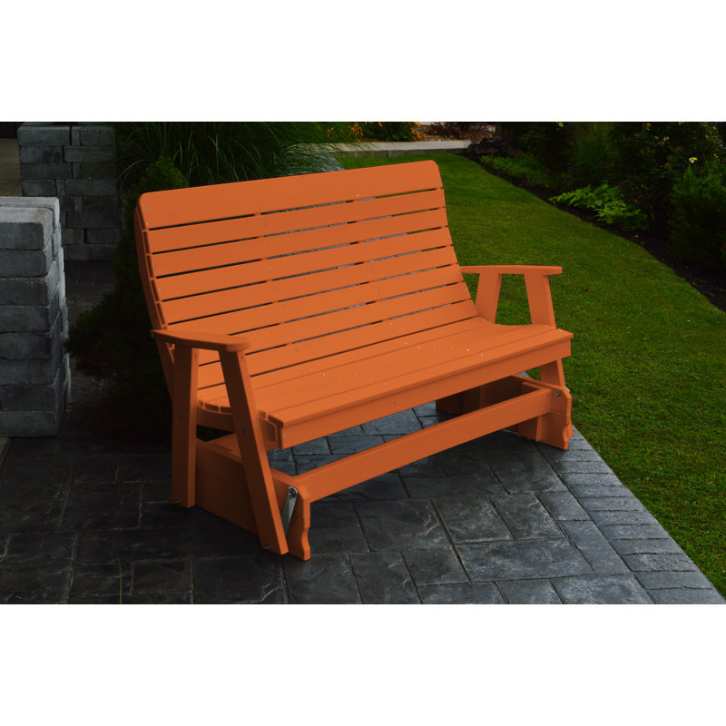 Banc coulissant Aeliana, Orange