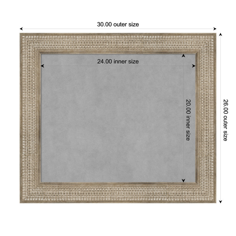 Tableau magnétique à treillis, H 26 po x l 30 po