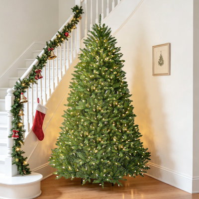 Arbre de Noël artificiel vert pré-éclairé