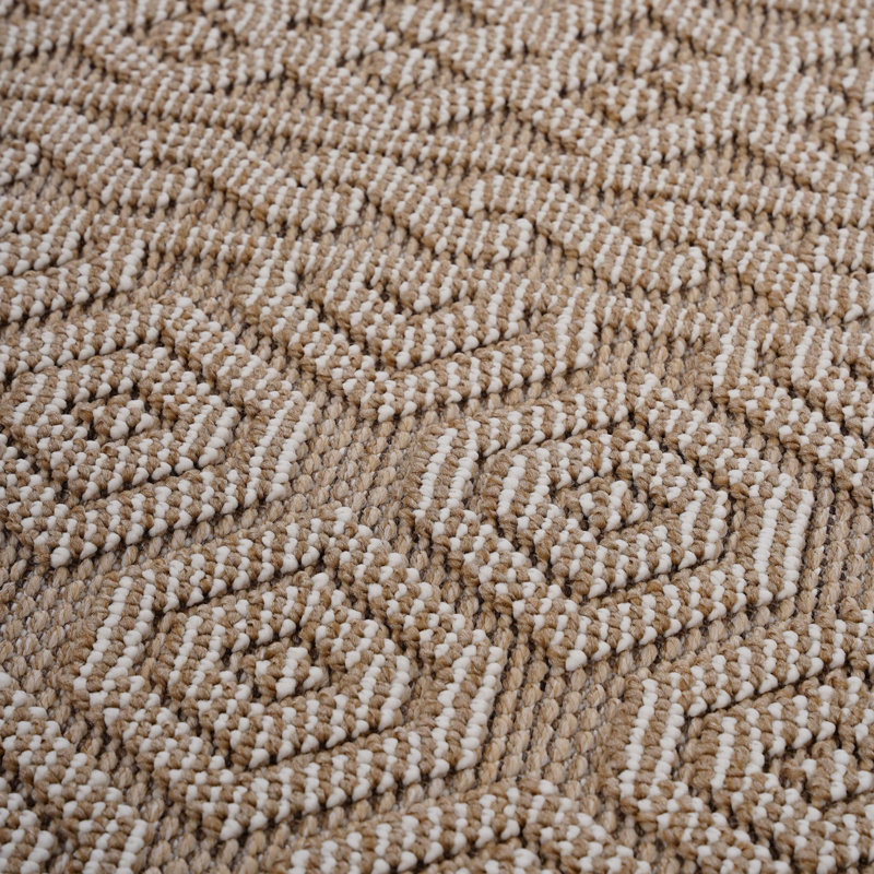 Geometric Indoor Outdoor Area Rug, Rectangle 7'9" x 10'