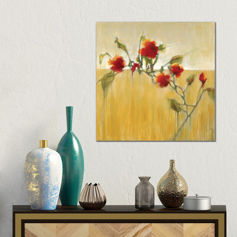 Hibiscus Blooms by Terri Burris - Gallery-Wrapped Canvas Giclée on Canvas, Canvas, 45.72 cm H x 45.72 cm W x 1.91 cm D