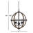 Barreras 5-Light Dimmable Globe Chandelier