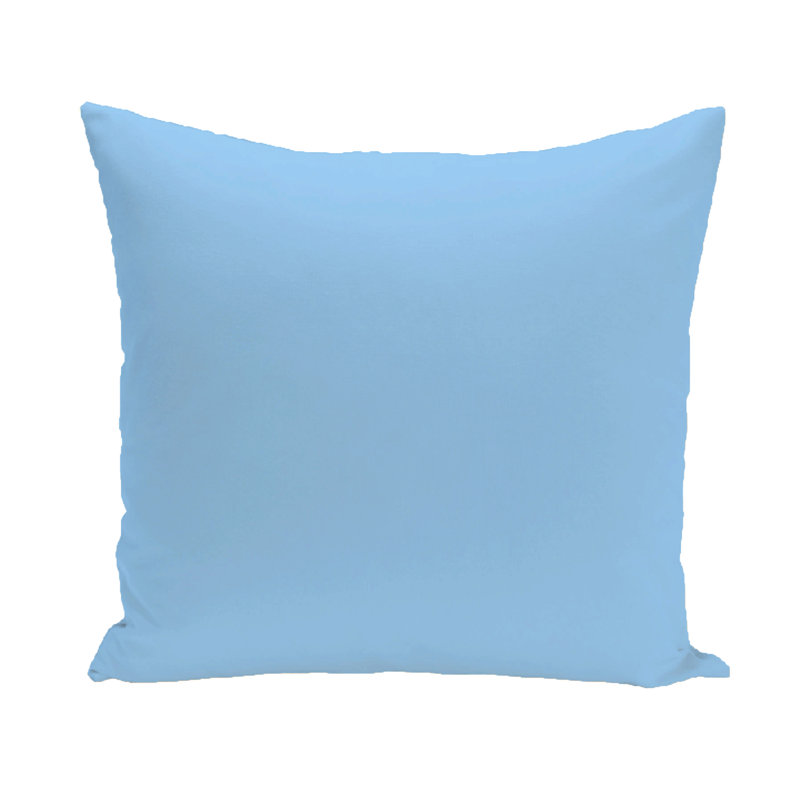  Housse de coussin carré et insert, H 26 po x l 26 po, Bleu aqua