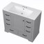 Meuble-lavabo autoportant en MDF de 91 cm (36 po) en bois massif, lavabo simple, étagère réglable, séparateur de tiroir multifonctionnel et accessoires de quincaillerie complets-1664862095