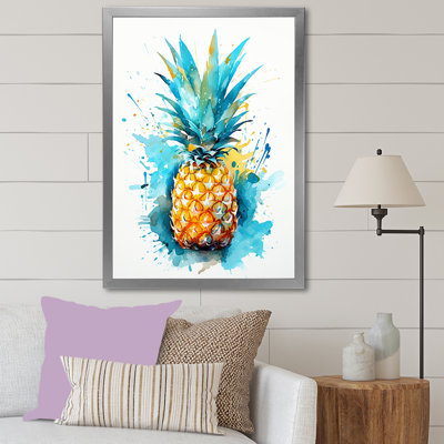 Décoration murale exotique ananas II - ananas