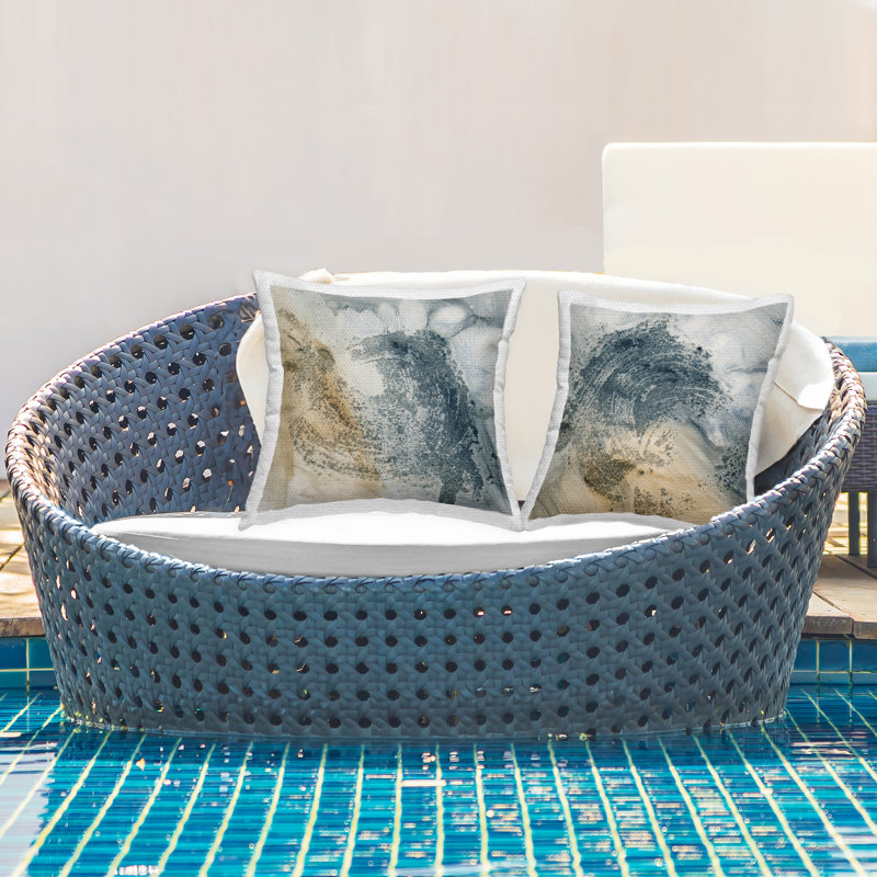 Abstract Outdoor Throw Pillow