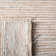 Bowen Hand Woven Leather Cotton/Jute Striped Rug in Beige