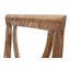 Chaise d’appoint rembourrée en lin beige Monet