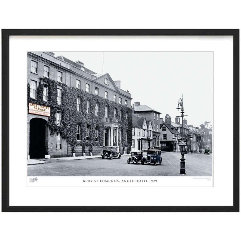 Bury St Edmunds, Angel Hotel 1929 - Single Picture Frame Print, 28cm H x 36cm W x 2.3cm D
