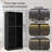 Display cabinet With  Glass Doors and LED lights-447915861