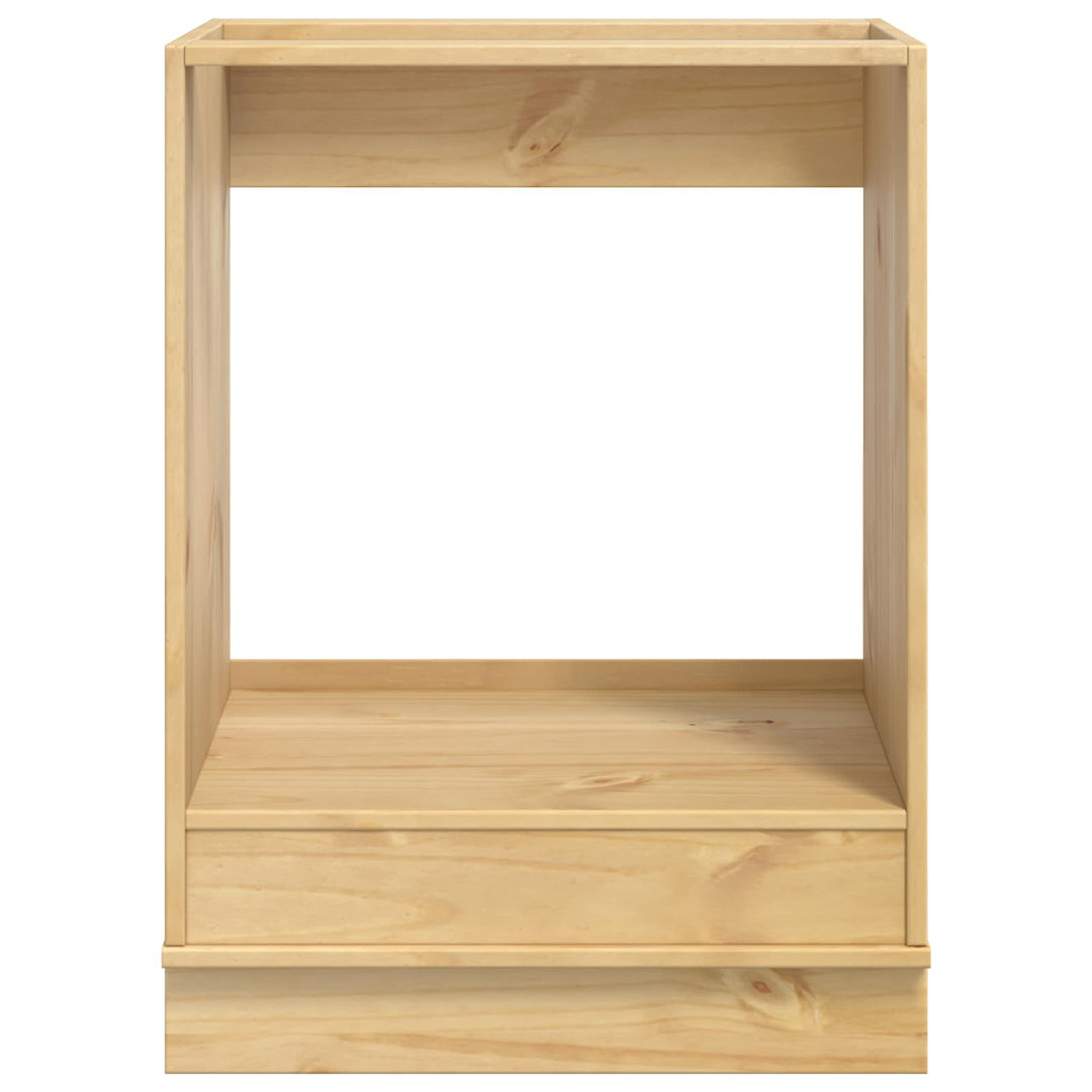Vidaxl Cabinet With Storage SKI Honey Brown Solid Pine Wood Modern Furniture