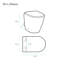 Cuvette de toilette allongée St. Tropez-61836543