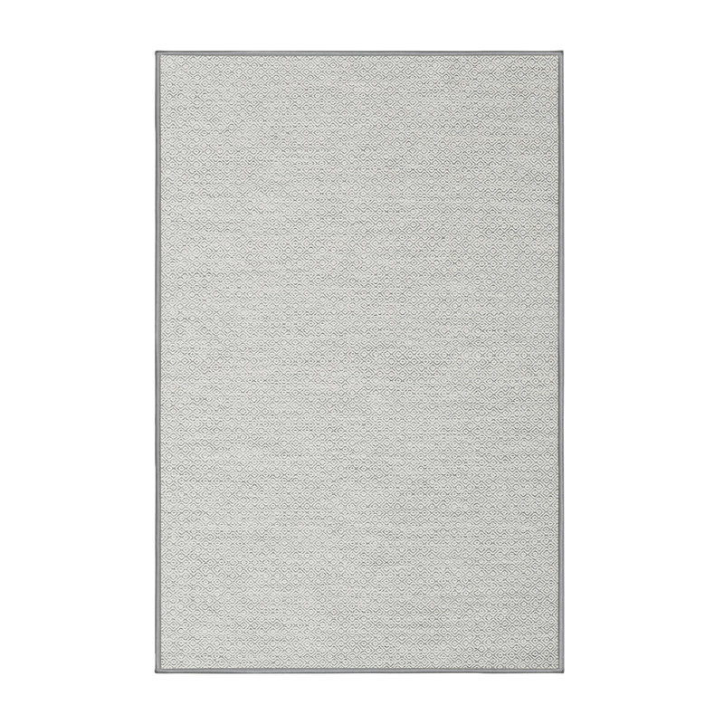 Tapis gris zone contemporaine, Rectangle 5 pi x 7 pi