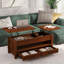 Table basse avec 2 rangements, table basse à plateau relevable pour le salon-2087927901-2114581643