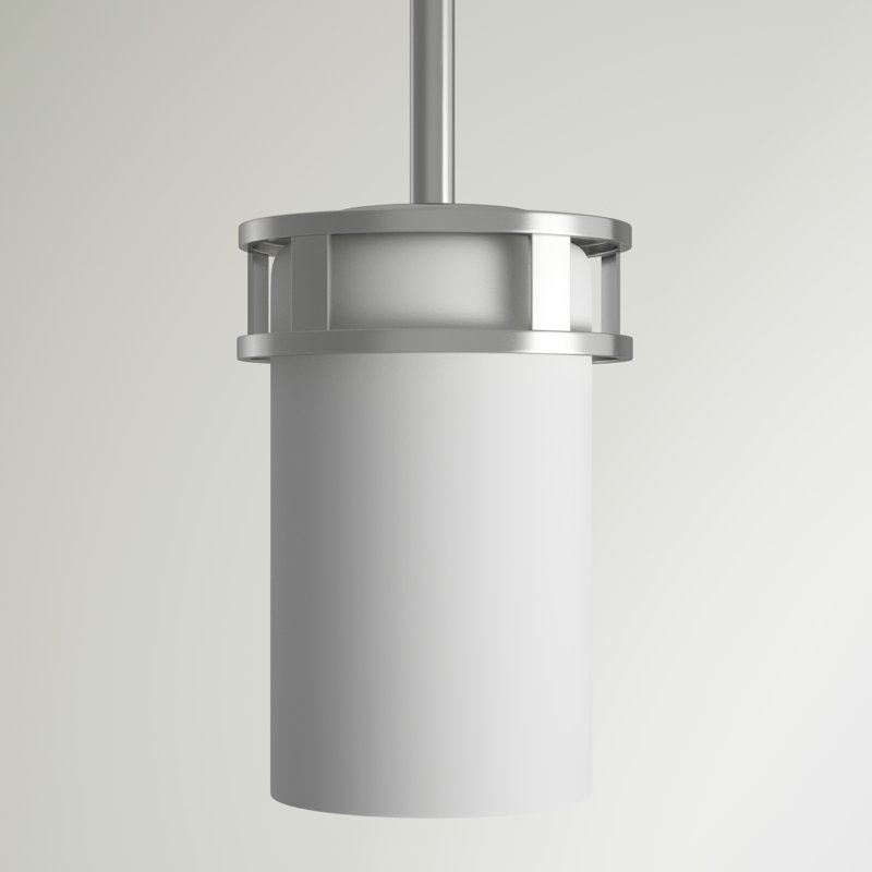 Robie One Light Mini-Pendant from Generation Lighting , Brushed Nickel, Not Energy Star, No
