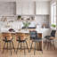 Tabourets de comptoir pivotants modernes en similicuir-1482886590