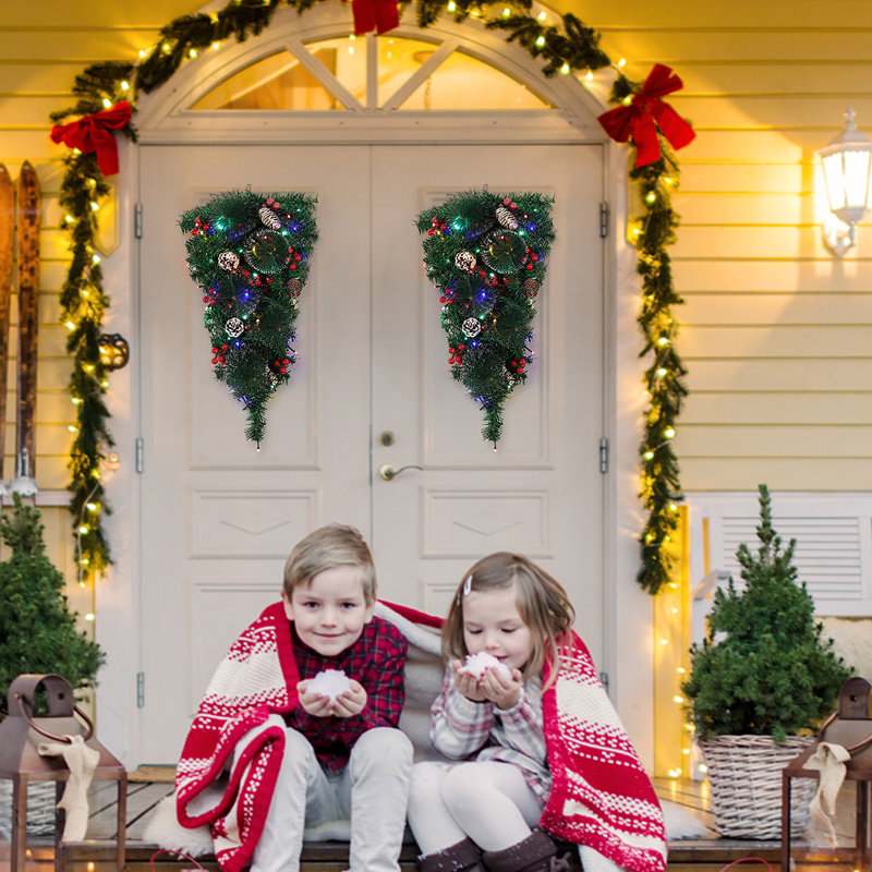 Lighted Faux Swag with Lights