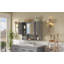 Armoire à pharmacie murale 35 po x 28 po, armoire de salle de bain moderne avec miroir, armoire à miroir avec tablettes ouvertes
