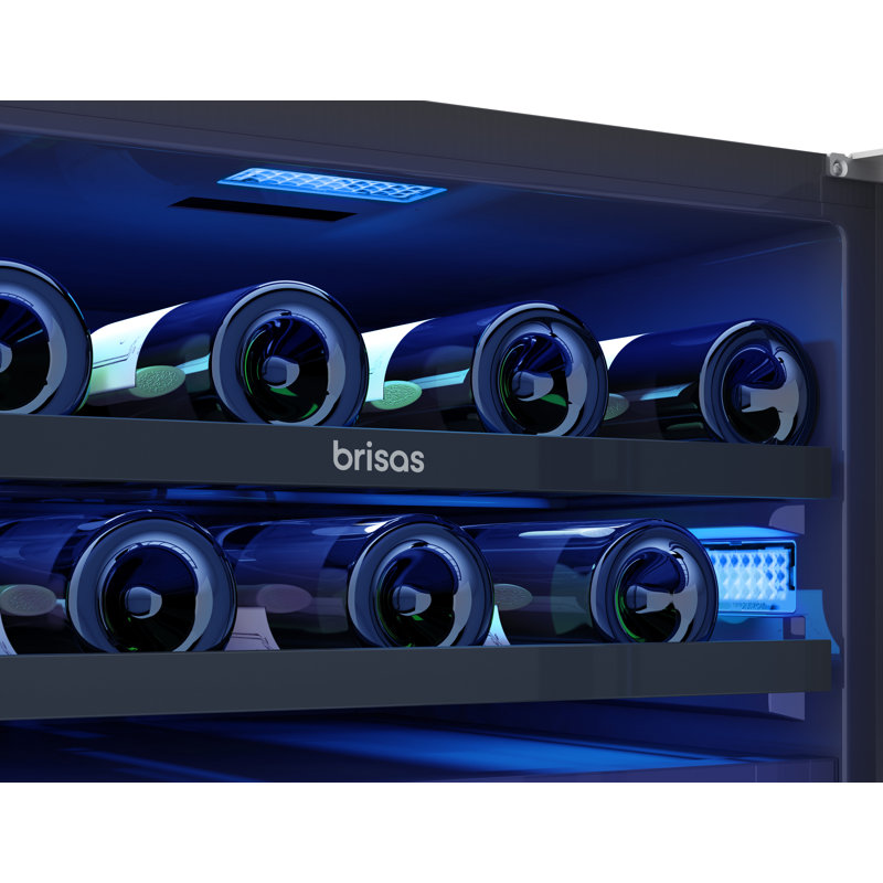 Brisas by Zephyr 24" 46-Bottle Dual Zone Wine Cooler