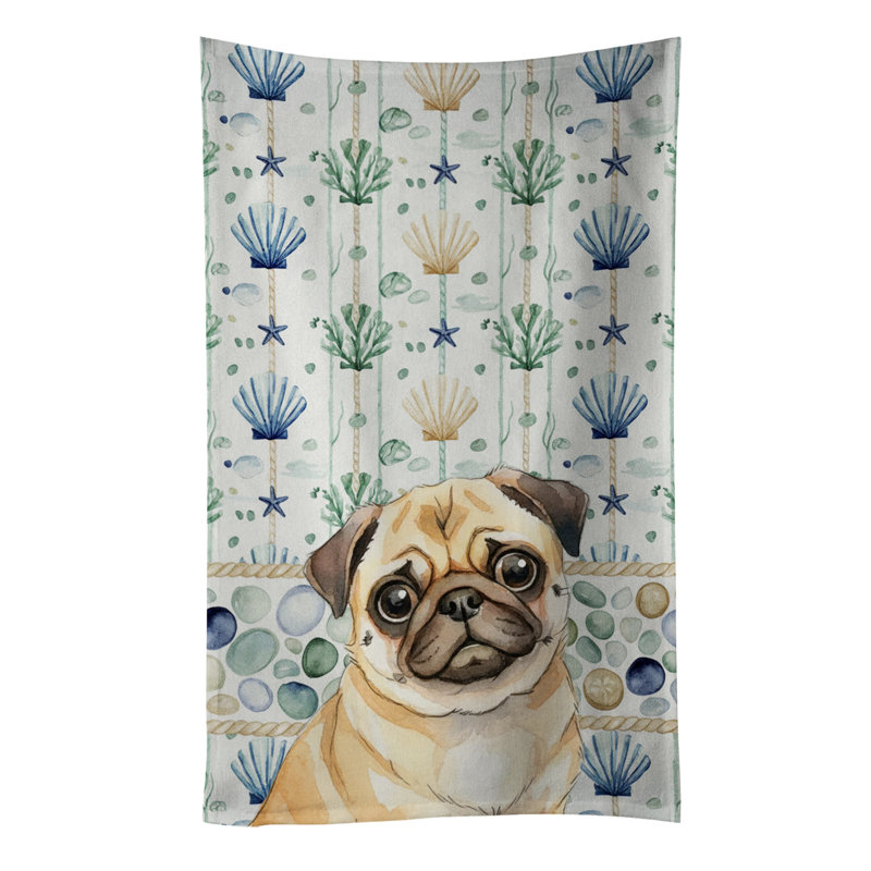 Serviette de cuisine en verre Faw Pug, Fug Pug
