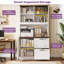 Armoire de rangement de bureau de 171,5 cm de hauteur avec bibliothèque, 2 tiroirs à dossiers suspendus et station de recharge
-901378913