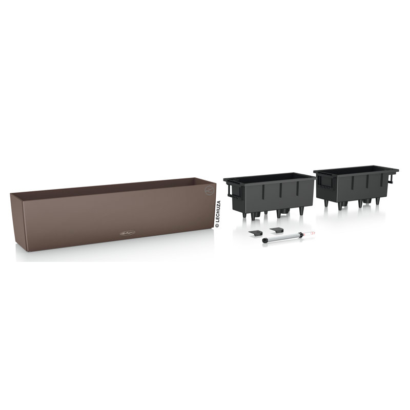 Balconera Window Box Planter, Nutmeg, 19 cm H x 79 cm W x 19 cm D