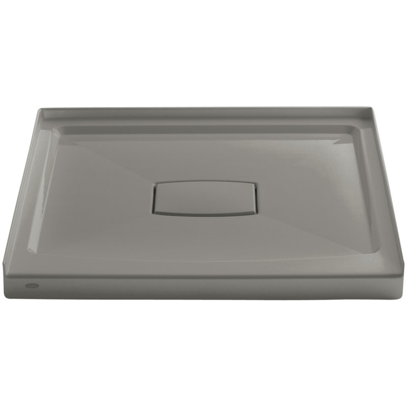 Archer 36" x 36" Single Threshold Center Drain Shower Base with Removable Cover, Cashmere