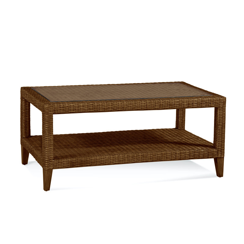 Long Beach 4 Legs Coffee Table with Storage, Havana