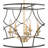 Stafford 5 - Light Dimmable Drum Chandelier-2019629265