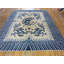 Tapis ningxia antique à cinq griffes chinois
