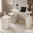 63'' W L-Shaped Electric Height Adjustable Desk