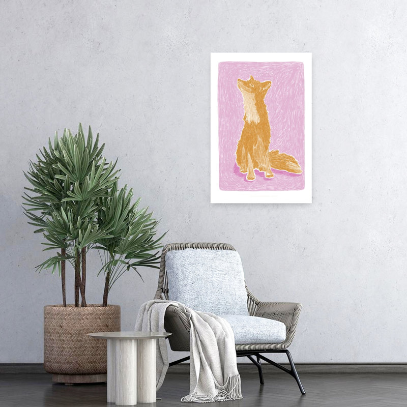 Art contemporain, art animalier contemporain, H 24 po x l 16 po