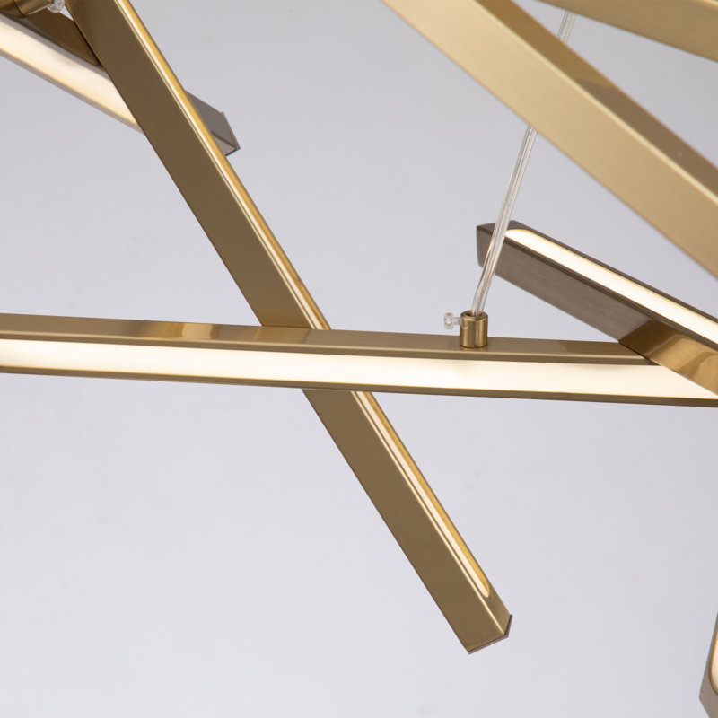 Lustre intégré à 8 lumières DEL Golden Chaos