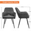 Upholstered Dining Chair with Modern Tufted PU Leather-615420109