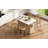 55.5" Fluted Kitchen Island with 2 Drop Leaf-2034592240
