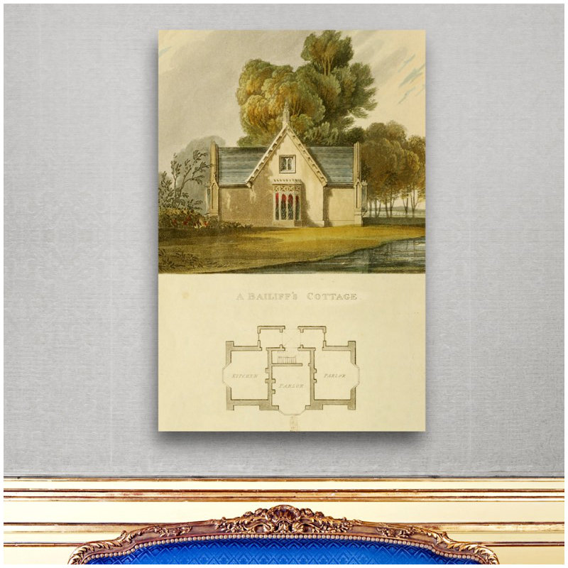 Bailiff's Chapel, reproduction sur toile, H 45 po x l 30 po