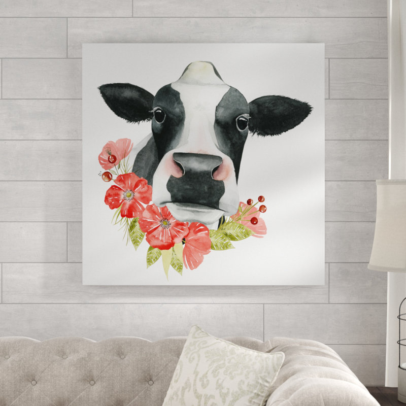 « popy farm i », impression sur toile tendue, H 14 po x l 14 po x P 2 po