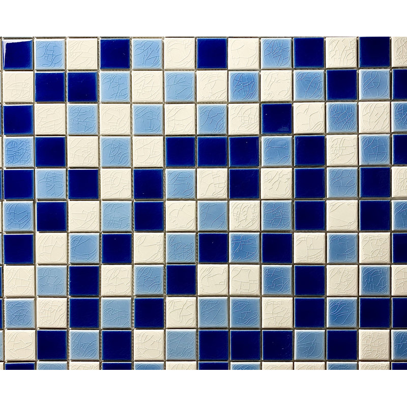 Monet 2 in. x 2 in. Glazed Porcelain Straight Edge Square Mosaic Wall & Pool Tile