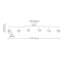 49" 6-Light Matte White Foldable Track Lighting with Pivoting Track Heads