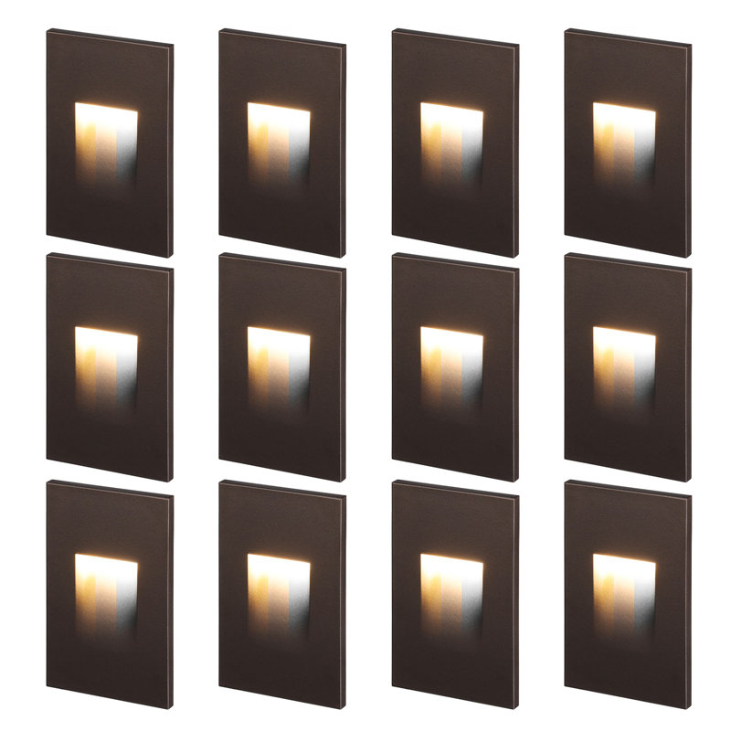 Integrated LED Deck Light Colour Temperature Selectable for Indoor Outdoor, Oil Rubbed Bronze