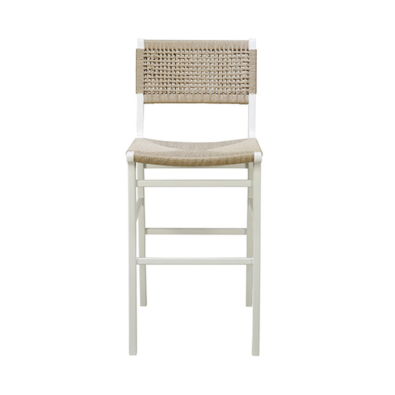 Tabouret de bar Carson, Laque blanche