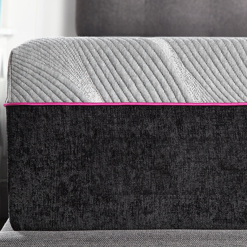 Matelas pleine grandeur en mousse de latex rafraîchissant - Réduit les couches de soutien à transfert de mouvement pour des nuits reposantes