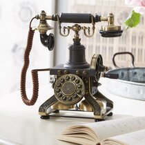 Rotary Dial Decorative Telephones You'll Love - Wayfair Canada