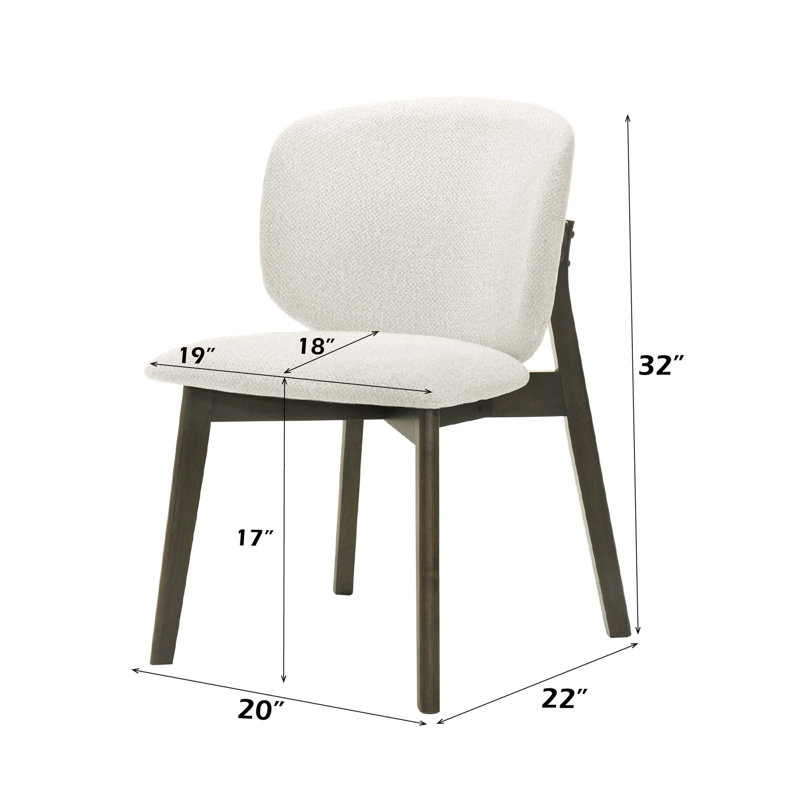 Chaise d'appoint en chenille Mallin (ensemble de 2)