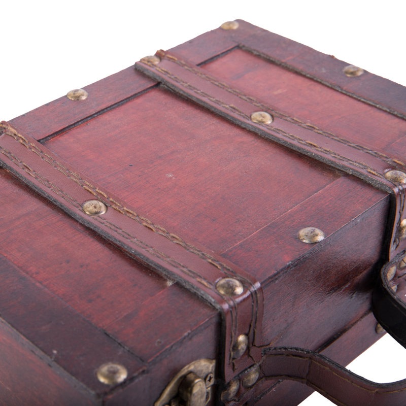 Vanscoy Wooden Decorative Trunk