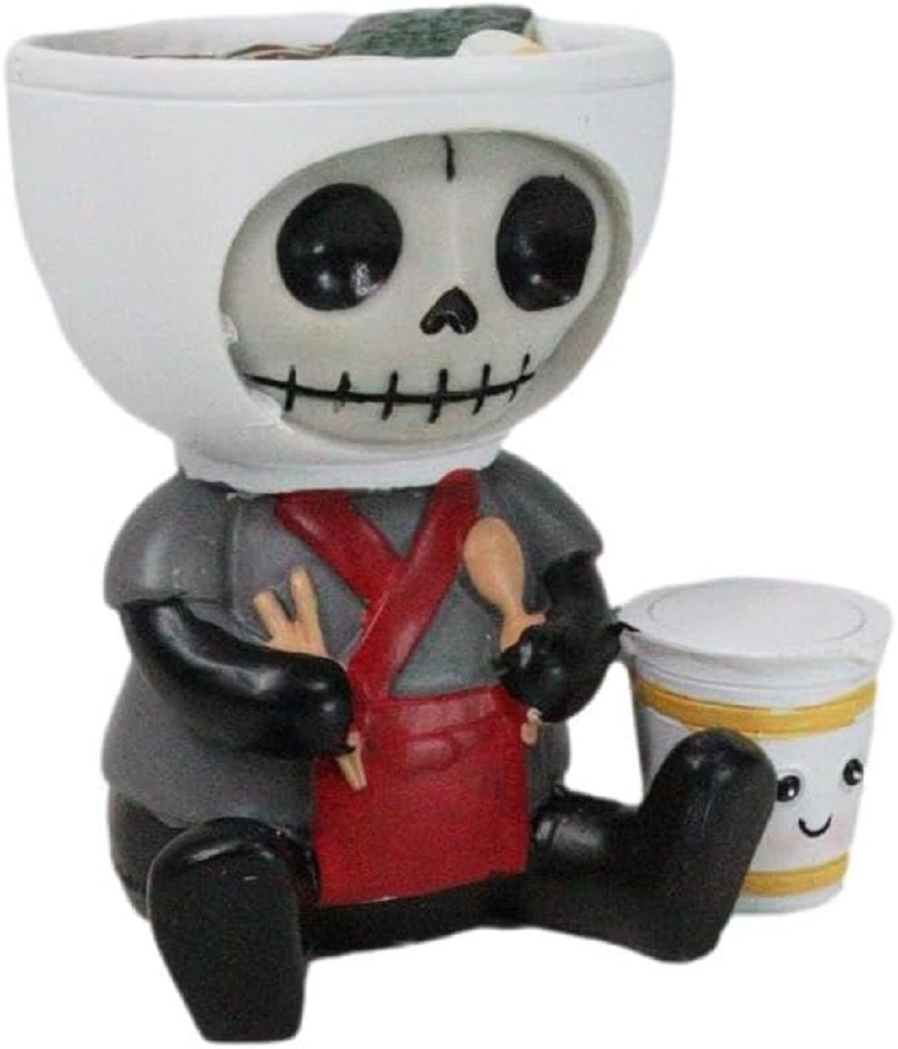 Trinx Furrybones Ramon Japanese Ramen Bowl Master Chef Skeleton Furry ...
