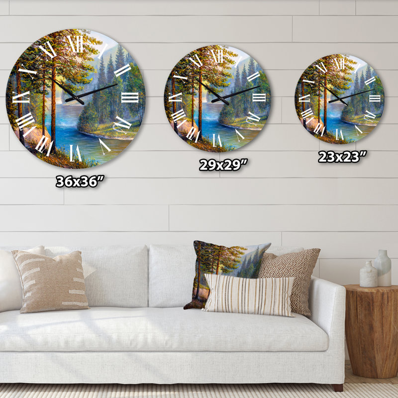 Horloge murale Lake House, Grand